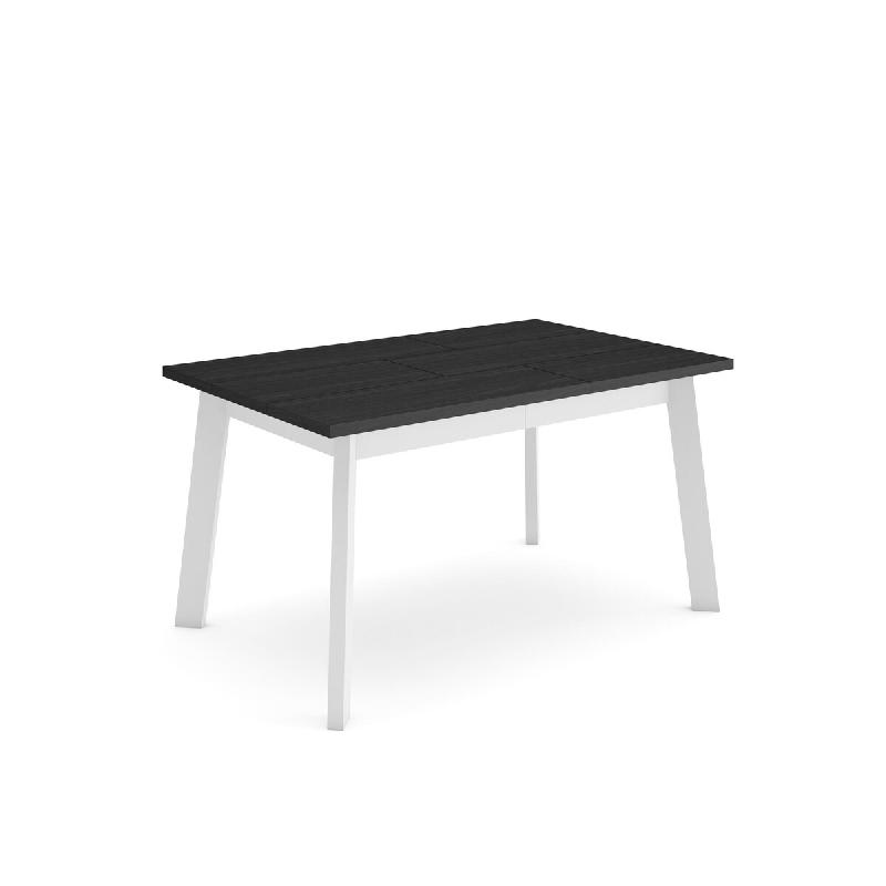 SKRAUT HOME Table à manger, 140, Pour 6 personnes, Pieds en bois, Noir - noir Bois manufacturé 399_37_0