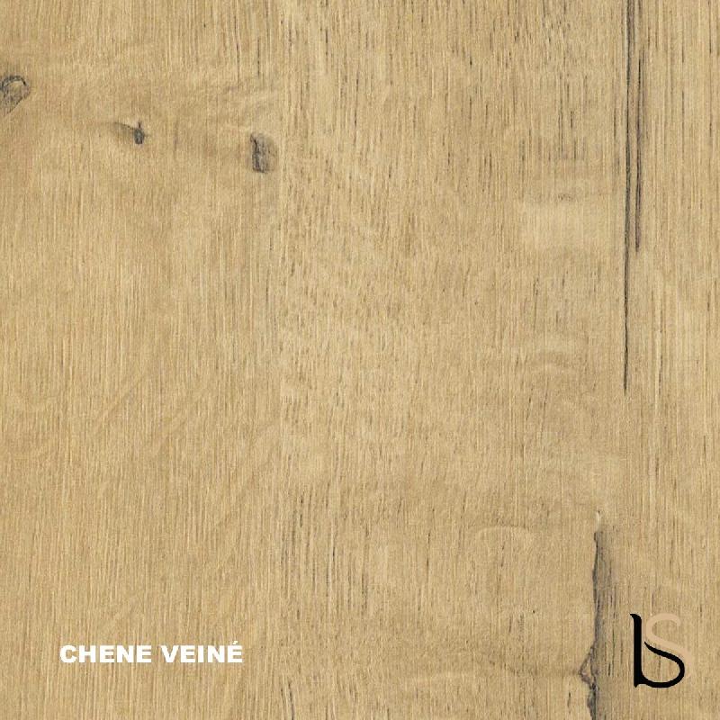 Table de réunion ronde Pyramid - 120, Blanc, Chêne veiné_0