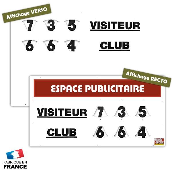 TABLEAU DE SCORE MANUEL GRAND MODELE RECTO/VERSO 120X60