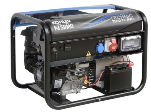 Technic 7500 TE AVR groupe électrogène - Kohler - 6,50 kW - 8,10 kVA - 400 V - 50 Hz_0