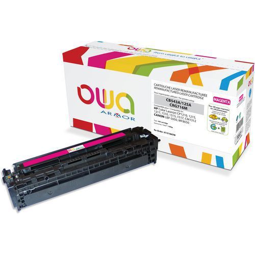 TONER RECONDITIONNÉ MAGENTA HP CB543A - 1400 P