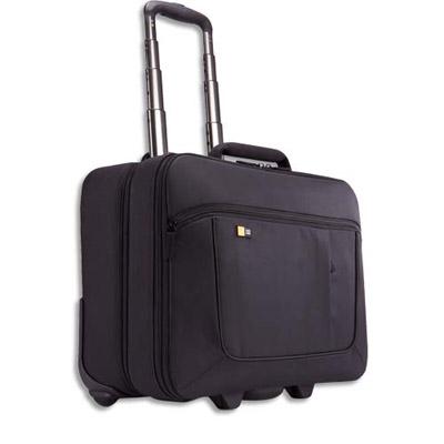 TROLLEY EN NYLON CASE LOGIC - POUR PC DE 14 A 18'' - COMPARTIENT VETEMENTS - L46 X H40,4 X P23,6 CM - NOIR