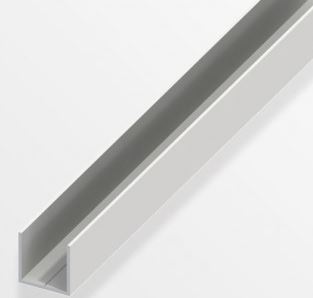 Profilé en PVC U - Blanc 2m - Dimensions 10x18 mm - Épaisseur 1 mm_0