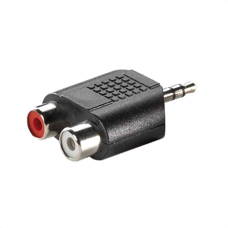 VALUE Adaptateur 3,5mm (1x M, 2x RCA F)_0
