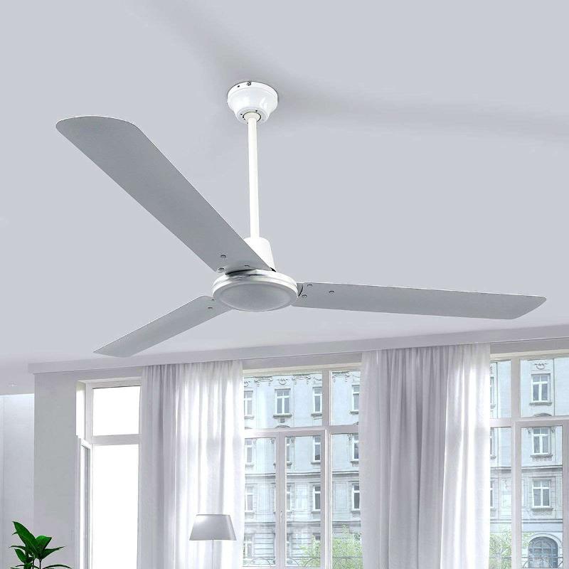 LINDBY VENTILATEUR DE PLAFOND BLANC À 3 PALES DAWINJA