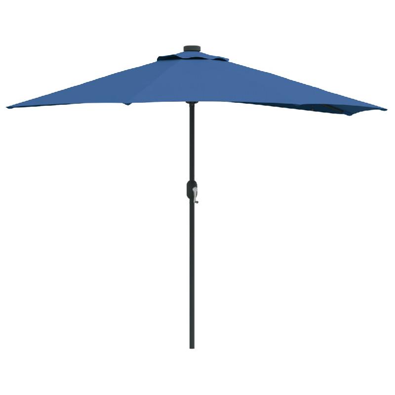 VidaXL Parasol de jardin Azur 294 x 150 x 224 cm Polyester et Acier Modèle Zephyr Nord - 42003274_0