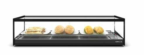 Vitrine chauffante 840mm avec LED Chaleur sèche Série CALENTADOR LOGIC 1P SAHARA Sayl_0
