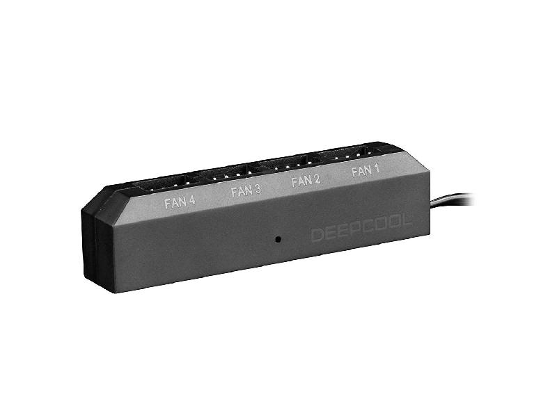 DeepCool FH-04 - Hub informatique pour 4 ventilateurs - Noir - ATX 20-pin - Molex 3-pin_0