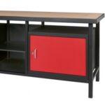 Établi d’atelier professionnel KSTOOLS® - 1 porte, 3 tiroirs, plateau bois massif, peinture époxy - 11580722_0