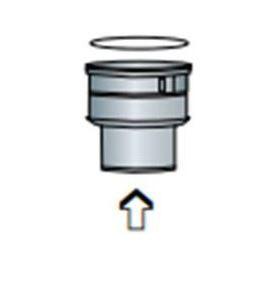 Adaptateur flexible/flexible pour conduit - réf aff 80_0