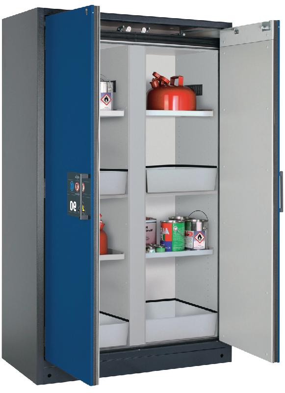 ARMOIRE SÉCURITÉ Q-CLASSIC-90 Q90.195.120.MM GRIS/BLEU - MANUTAN COLLECTIVITÉS