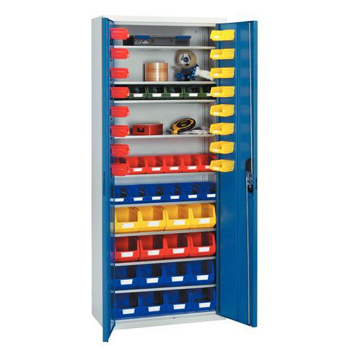 ARMOIRE1690X700X300+PORTES/BAC AVEC 16 BACS KA 318 KA216 K