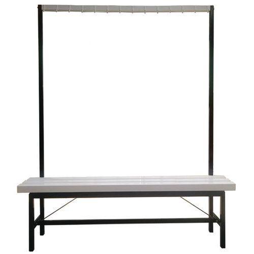 BANC PVC À PATÈRES PVC BLANC - À MONTER - MANUTAN EXPERT