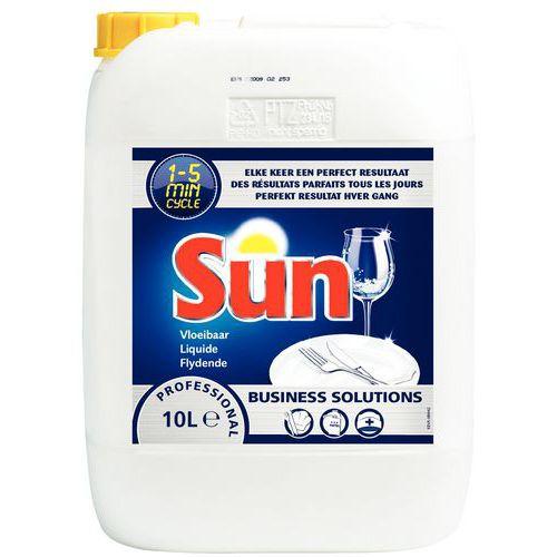 BIDON 10L LIQUIDE SUN PRO LAVE-VAISSELLE - CYCLE COURT - SUN