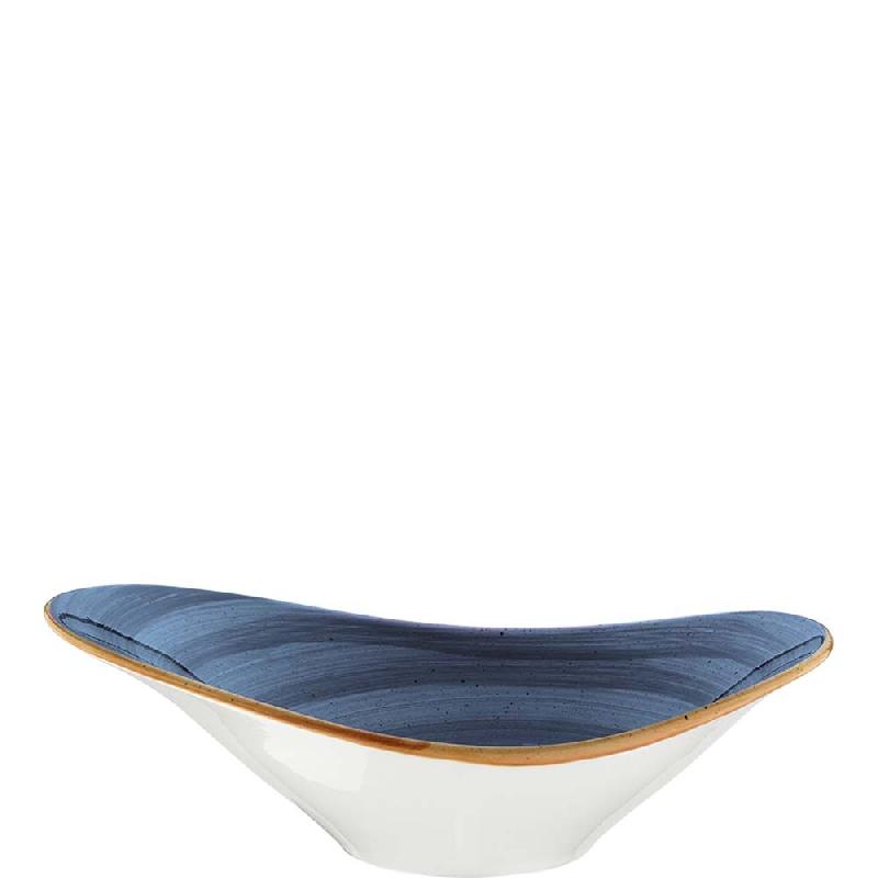 BOL OVALE BONNA PREMIUM PORCELAIN AURA DUSK STREAM, 10 X 7,5 CM, BLEU
