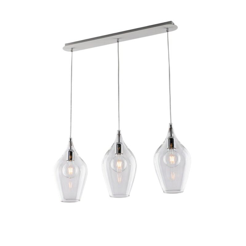 Bonetti Illumina Ares Rail en fer avec verre pyrex transparent 3 lumières L.75x10 BL273-BIN3-TR - transparent 8050713218478_0