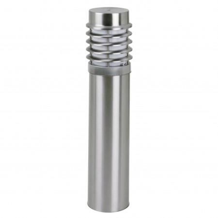 Borne lumineuse TRIKI IP44 E27 15W - Acier inoxydable - Hauteur 66 cm - Faisceau 360°_0
