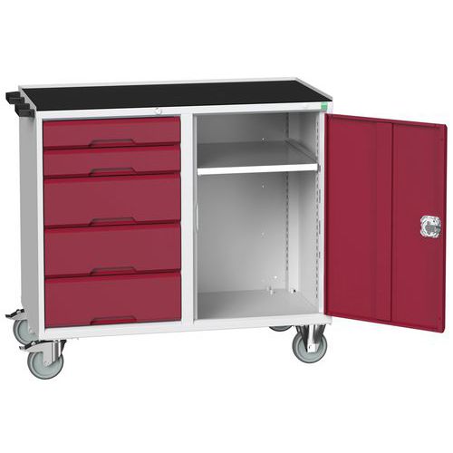 BOTT 1 DESSERTE VERSO 1050X550X965MM 3 REBORDS - BOTT