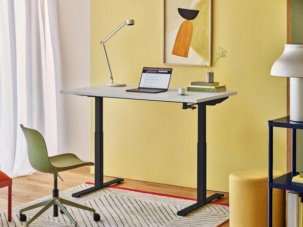 Bureau avec réglage en hauteur par manivelle_0