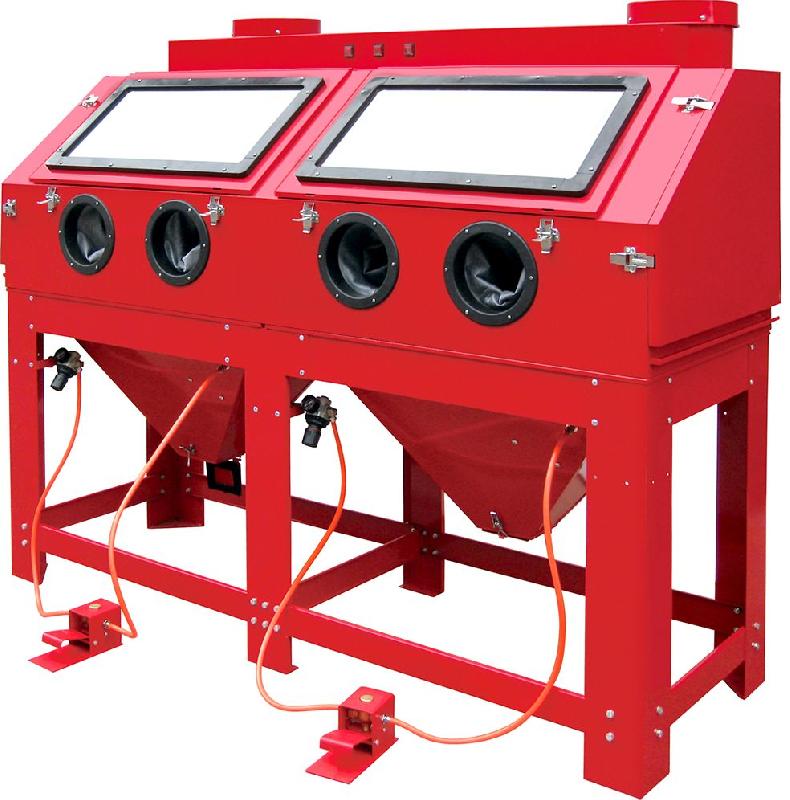 Cabine de sablage professionnelle double 880 L avec aspiration MW Tools CAT880_0