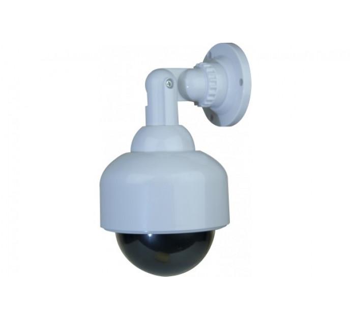 Caméra dôme factice avec LED rouge clignotante pour extérieur - Référence 51076_0