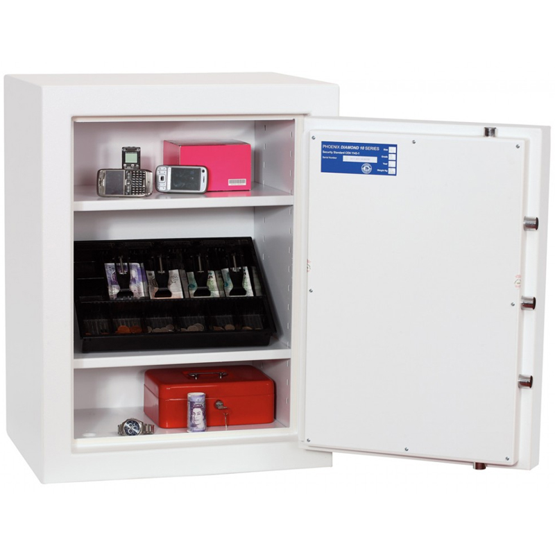 Coffre-fort classe 2 Condor HS2024 - Sécurité renforcée avec serrure électronique ou clé, capacité 179L_0