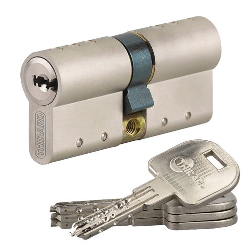 CYLINDRE ATLANTIC THIRARD - PROFIL EUROPÉEN - 3 CLÉS - 33X53 MM - 030789