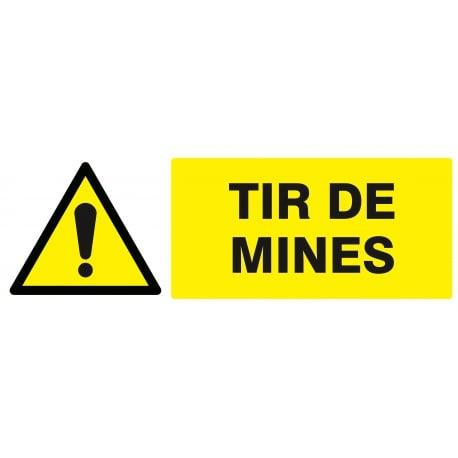 Danger tir de mines 330x120mm TALIAPLAST | 626326_0