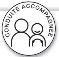 Disque conduite accompagnée - Ø 150 mm - Adhésif ou magnétique - Standard, classe 1 ou classe 2_0