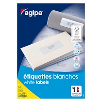ETIQUETTES ADRESSES 210 X 297 MM AGIPA 119004 - BOÎTE DE 100