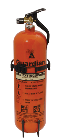 Extincteurs à mousse - Classement au feu 5A/55B - Pirtek - Spécifications GUA2F et GUA6LT_0