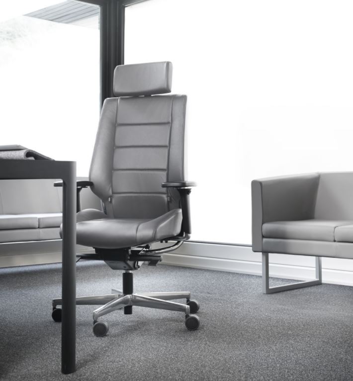 Fauteuil de direction ergonomique Sokoa Azkar - têtière réglable et rembourrage haute densité_0