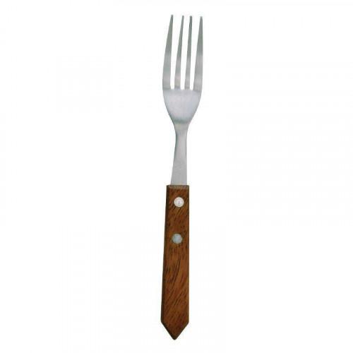 FOURCHETTES À STEAK EN BOIS 110 MM - LOT DE 12