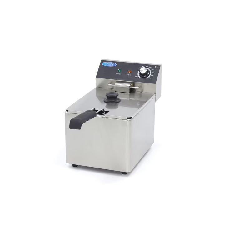 Friteuse professionnelle ECO 8 L - inox - 230 V, 3250 W - 1 panier - zone froide_0