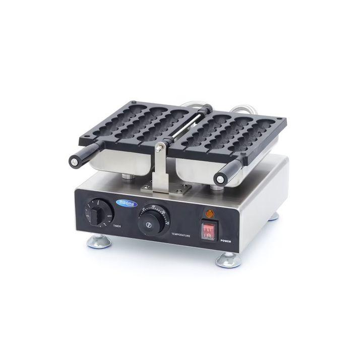 Gaufrier professionnel emoji rotatif - 3 sucettes sur bâton - inox, 230V_0