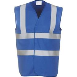 Gilet haute visibilité YOKO bleu royal T.XXL Yoko - XXL polyester 6933883203685_0