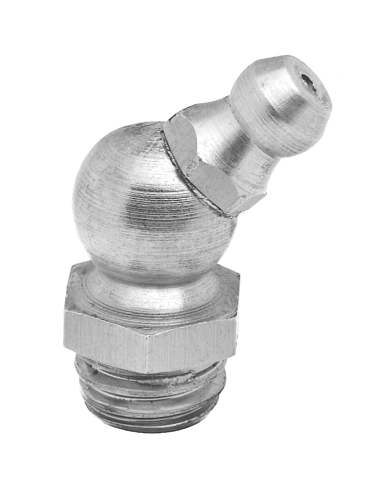 Graisseur hydraulique coudé à 45° ou à 90° avec clapet anti-retour - MT-508 - Pression 550 bar_0