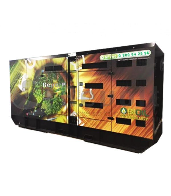 Groupe Électrogène Insonorisé 250 kVA B100 -  Biocarburant B100 ou GNR_0