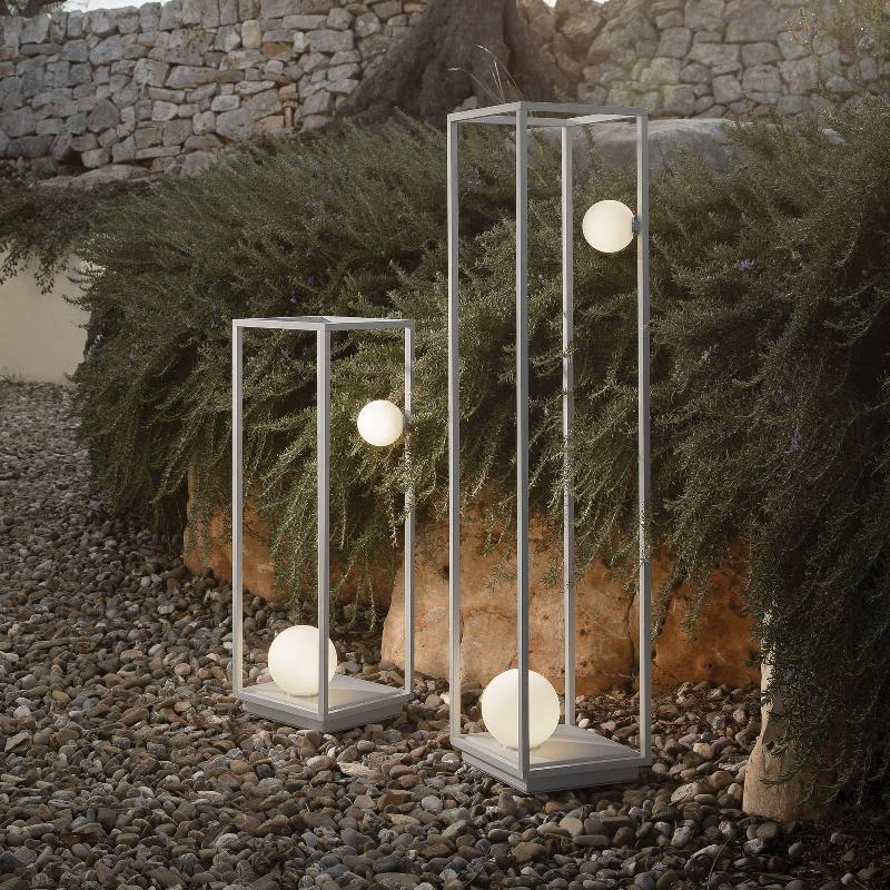 KARMAN ABACHINA LAMPADAIRE LED IP65 70CM BLANC