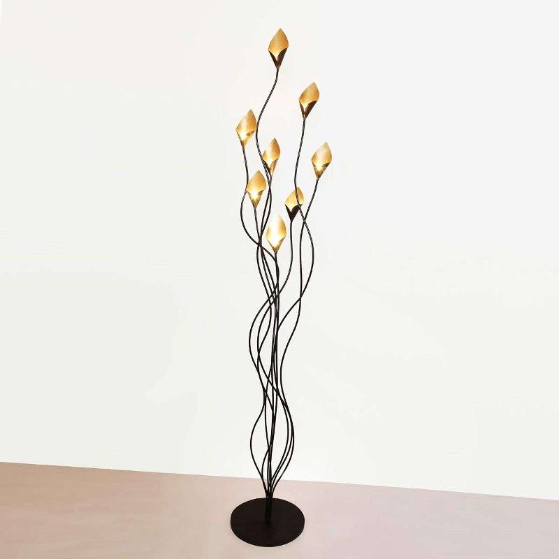 HOLLÄNDER LAMPADAIRE LED DE DESIGNER À 8 LAMPES CALAMARO