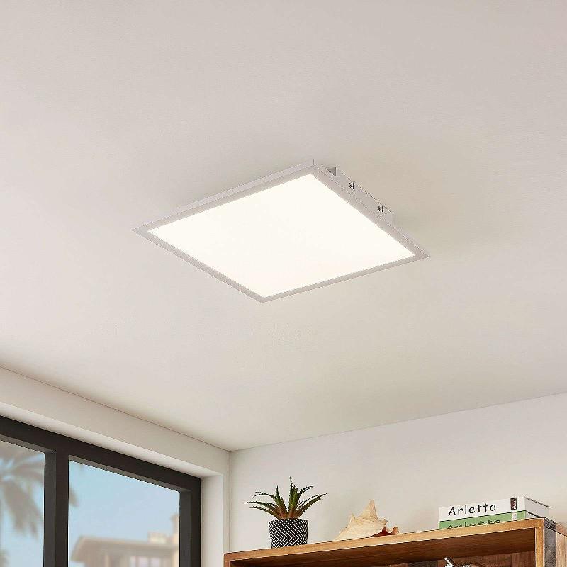 LINDBY PANNEAU LED QUAIS, 40 X 40 CM, BLANC, ALUMINIUM, 4.000K
