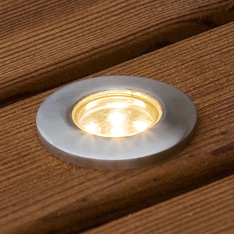 KONSTSMIDE MINI LAMPE ENCASTRABLE LED LOT DE 6 PLAT