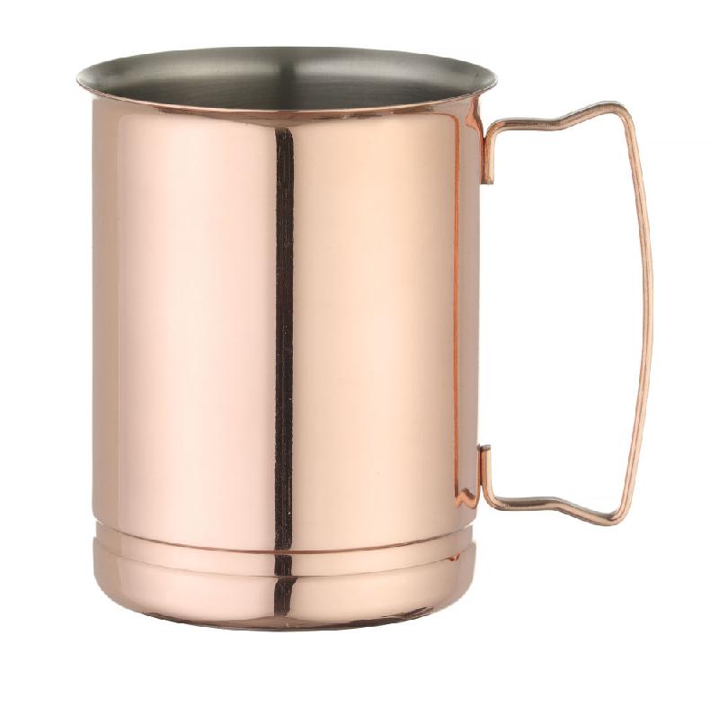 Mug à bière 0,4 L cuivré en inox - 596982_0