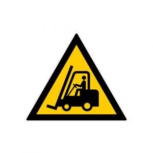 Panneau danger - chariots élévateurs et véhicules industriels réf.    0002424