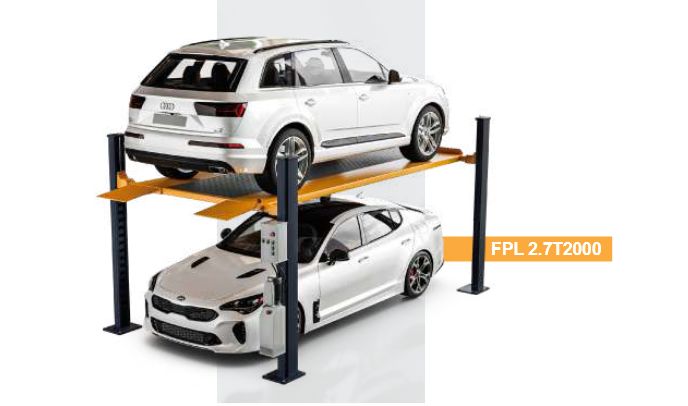 Parking à quatre colonnes pour voiture et d'une hauteur e 2592 mm - 220 ou 380 V - FPL 2.7T2000_0