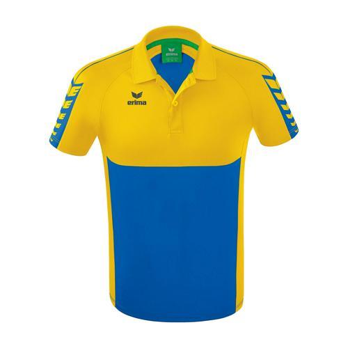 POLO HOMME - ERIMA - SIX WINGS ROY/JAUNE