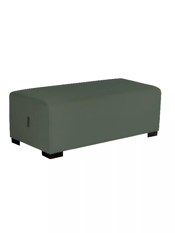 Pouf 2 places vert forêt_0