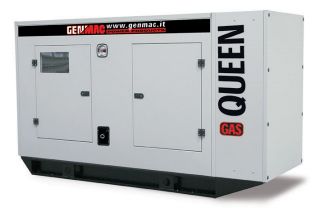 Queen-gas G85GS-LPG - Groupe électrogène industriel capoté insonorisé Genmac - Puissance continue PRP 68 kW_0