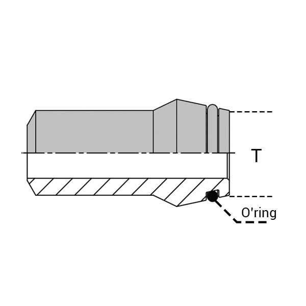 Raccords à bague avec joint O-ring - LEMBS06175 - Embout à souder 06L/S - Épaisseur 1.75mm_0