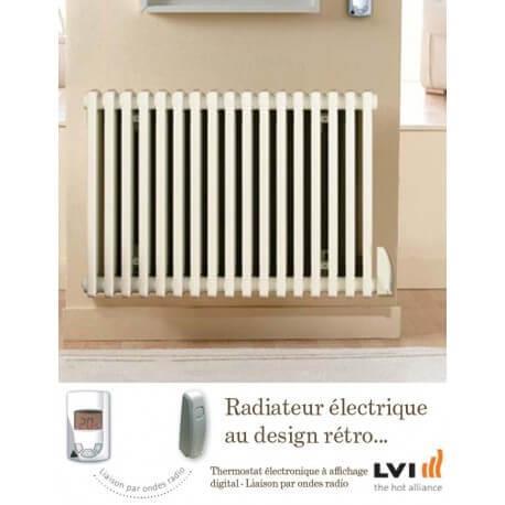RADIATEUR LVI - EPOK H - 1500W FLUIDE - HORIZONTAL (HAUT.600) - 3630615